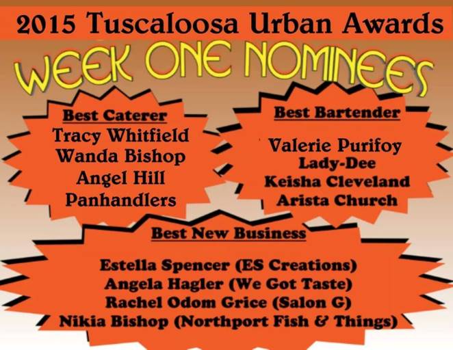 2015 Tuscaloosa Urban Awards